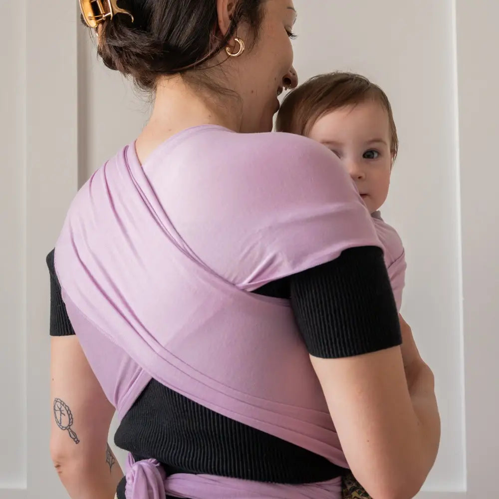 Lilac Baby Wrap - baby carrier hope&plum