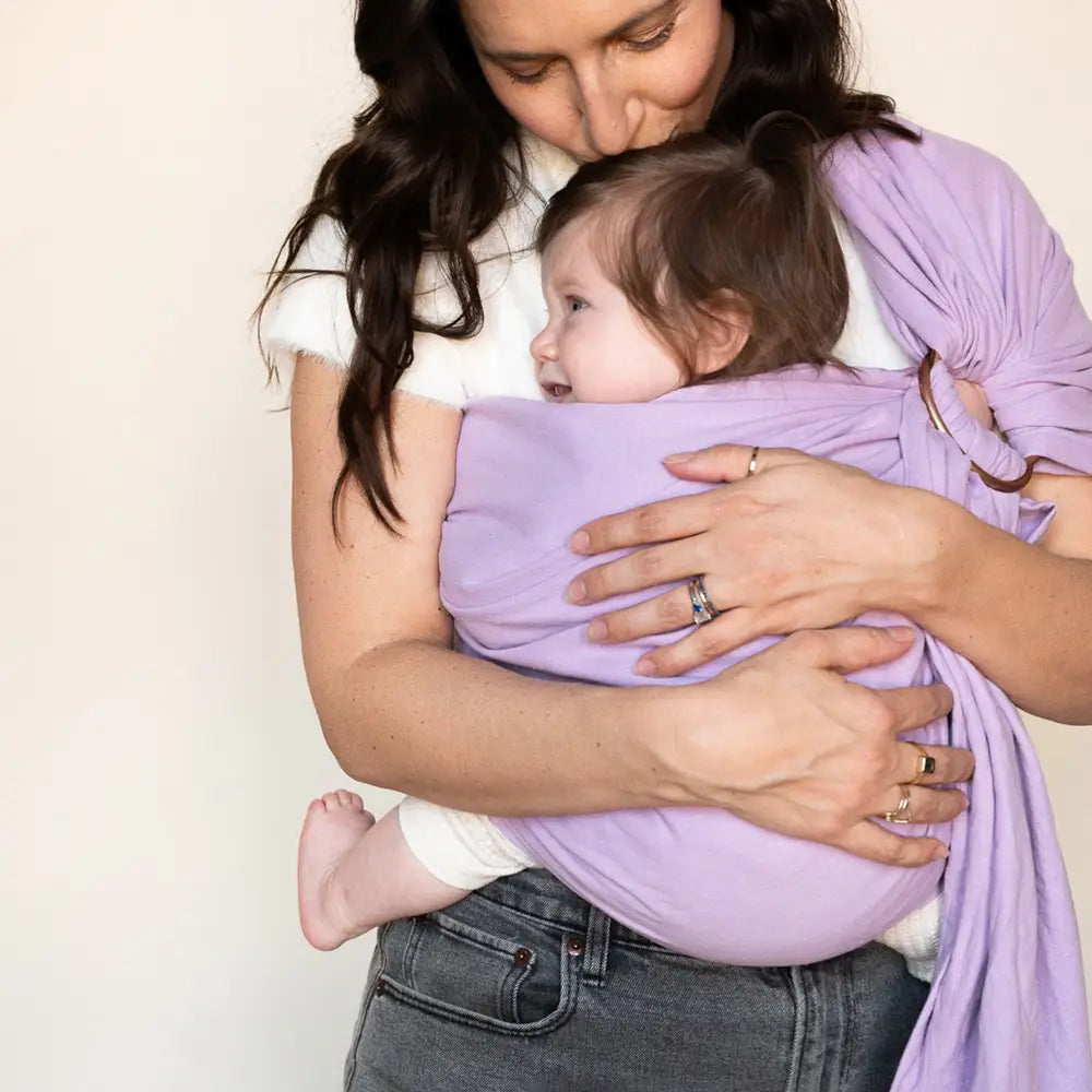 Lilac Ring Sling - baby carrier hope&plum