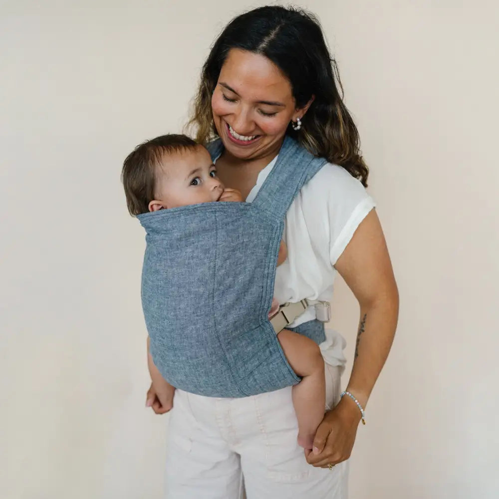 Indigo - Lark Baby Carrier - baby carrier hope&plum