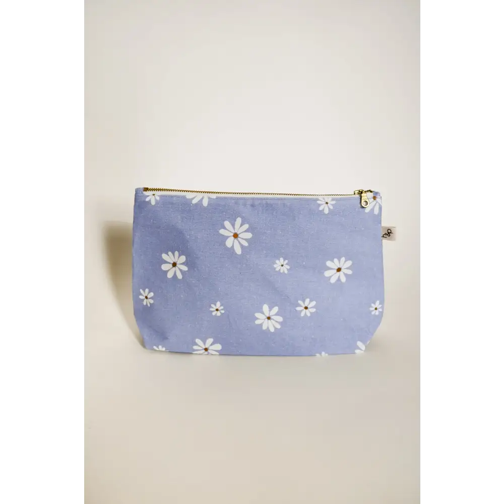 Large Flat Bottom Bag - Flower Power - Apparel & Accessories