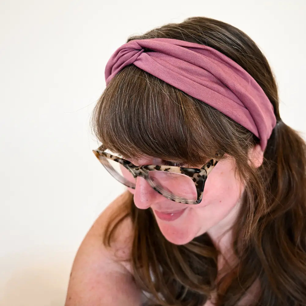 Stretchy Headbands - Adult / Rosewood