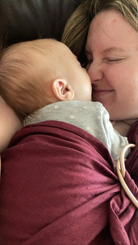 Ring sling baby wearing doula