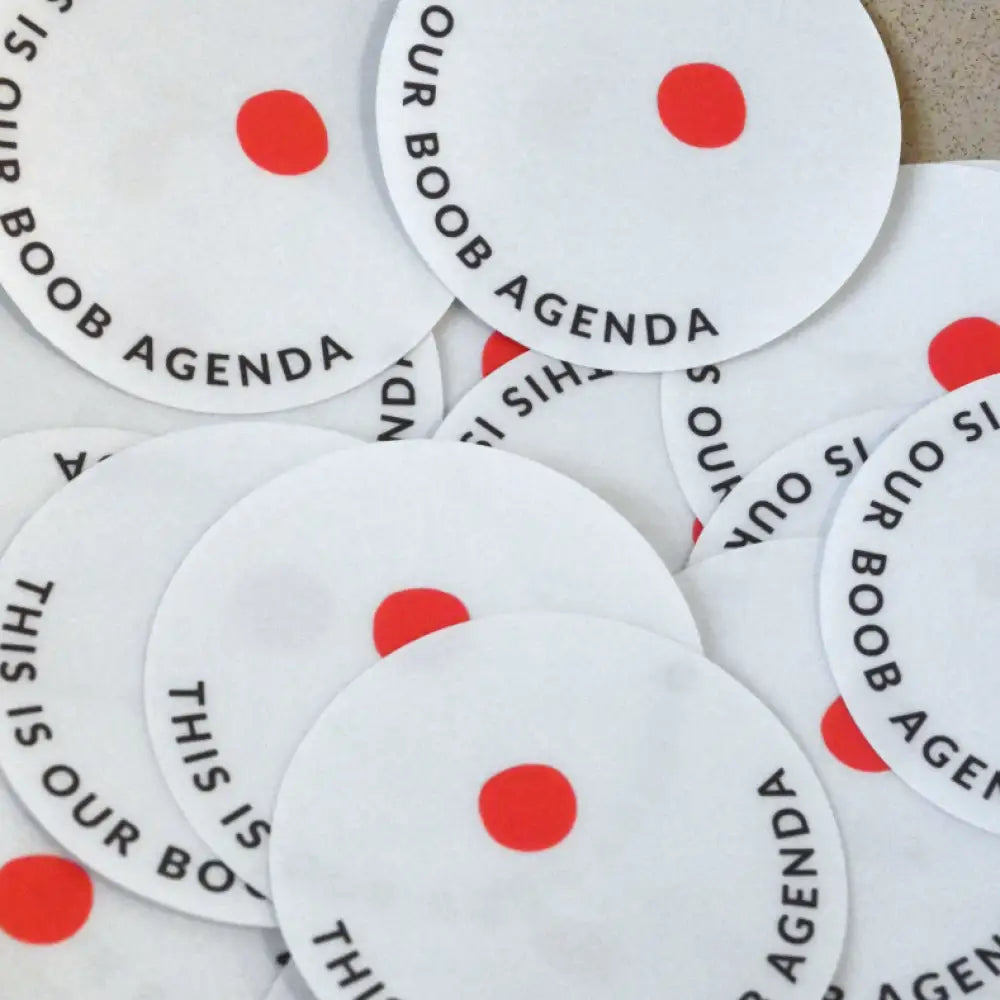 Boob Agenda Sticker - baby carrier hope&plum