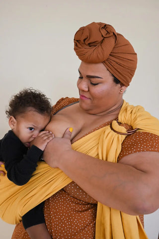 Doula Kaytee in hope&plum Amber ring sling