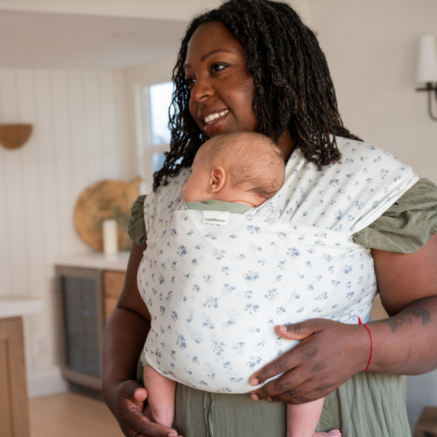Natural TENCEL and organic cotton baby wrap fabric