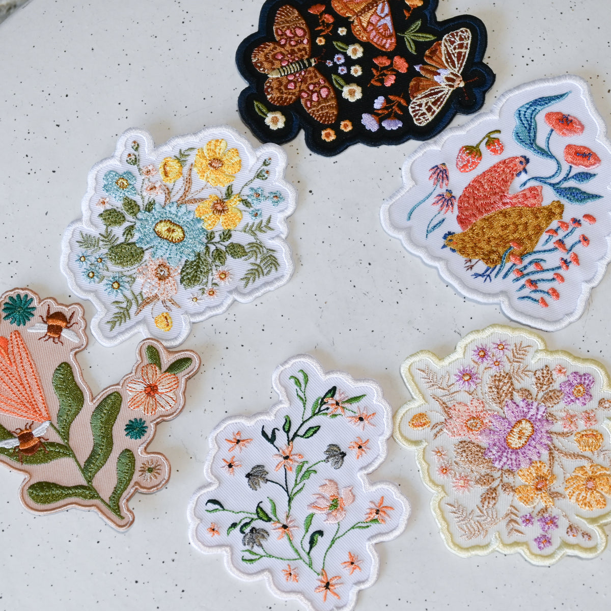 hope&plum Embroidered Patches - 4″ Iron-On | Made in USA